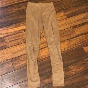 Suede Leggings